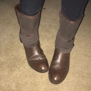 Ralph Lauren brown leather boots size 6 brand new